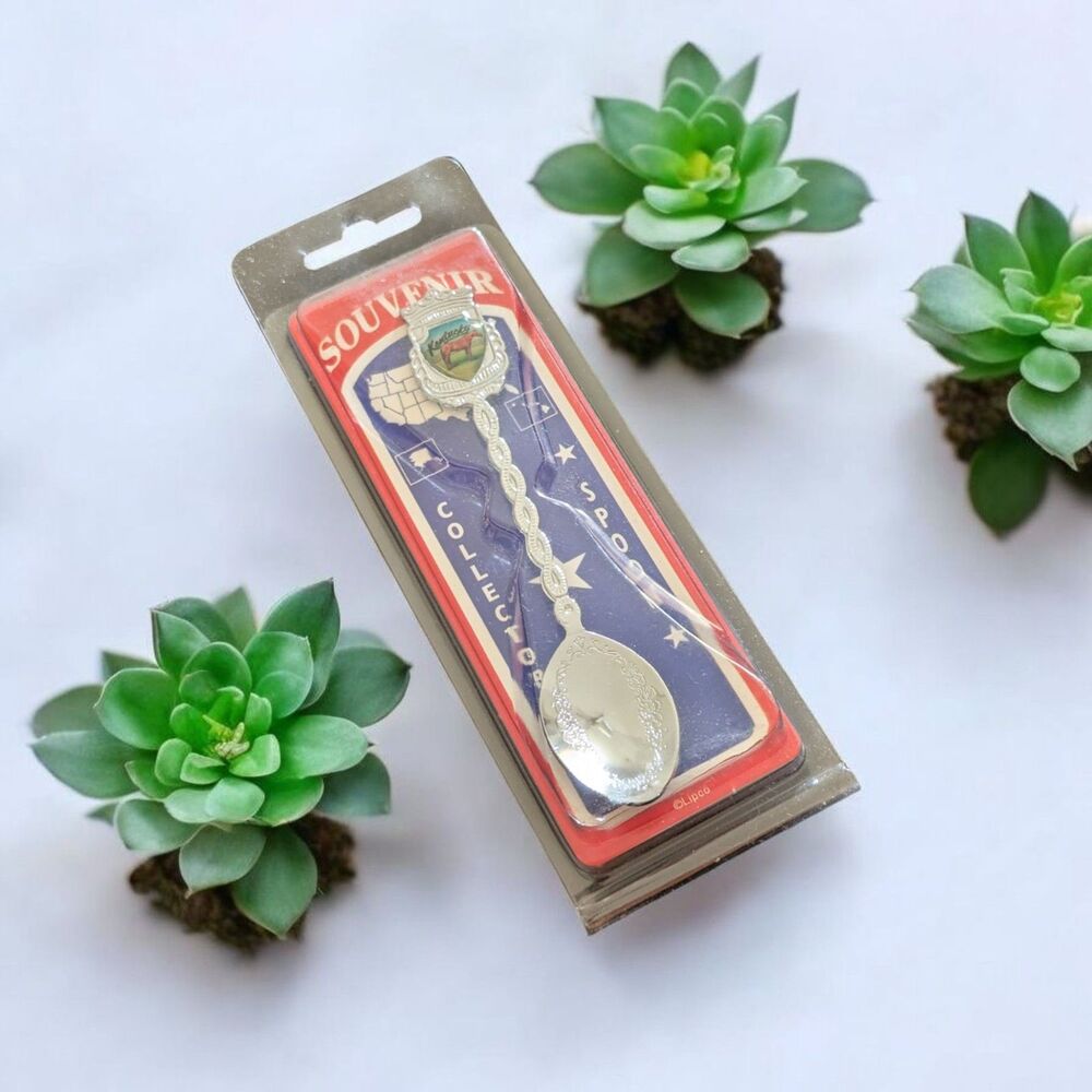 Vintage Souvenir Spoon US Collectible Kentucky Thoroughbred Horse Silver Tone